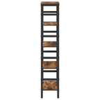 Libreria Rovere fumé 40 x 29,5 x 149 cm Legno multistrato