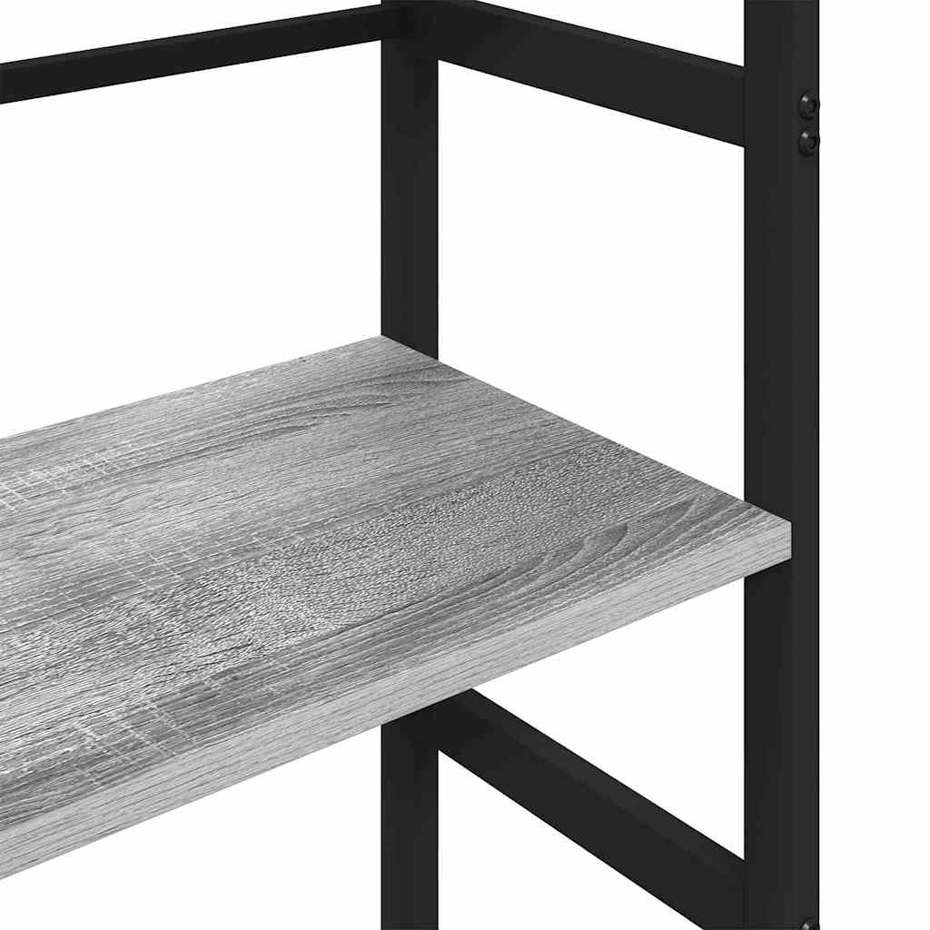 Libreria Grigio Sonoma 40 x 29,5 x 149 cm Legno multistrato