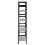 Libreria Grigio Sonoma 40 x 29,5 x 149 cm Legno multistrato