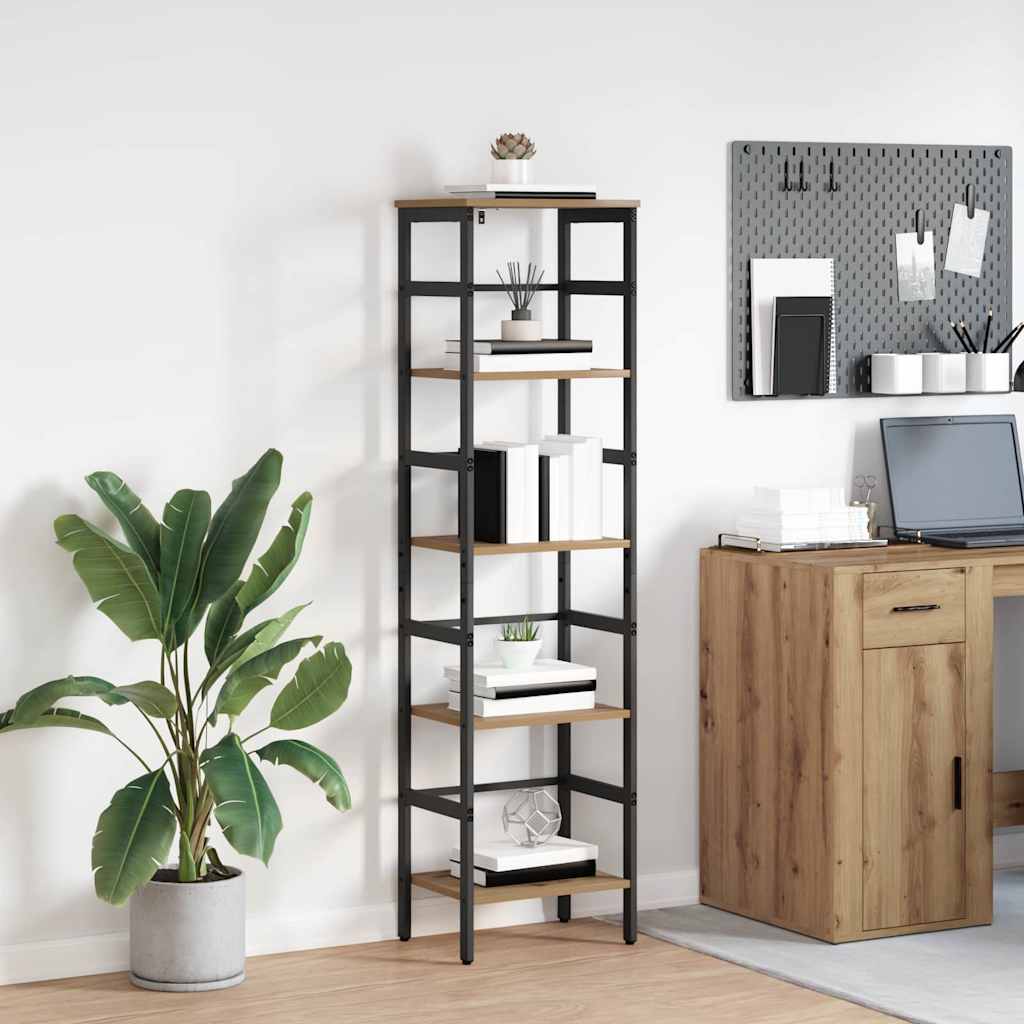 Libreria Rovere artigianale 40 x 29,5 x 149 cm