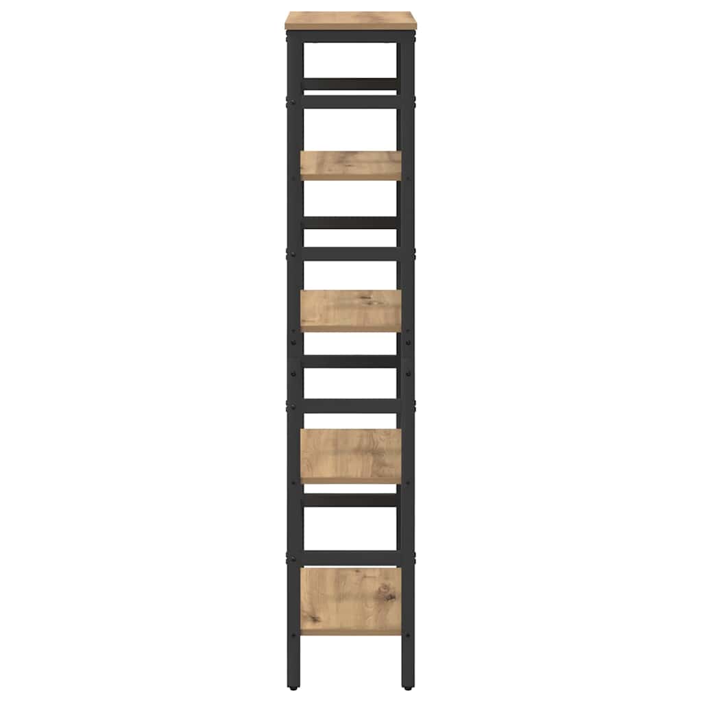 Libreria Rovere artigianale 40 x 29,5 x 149 cm