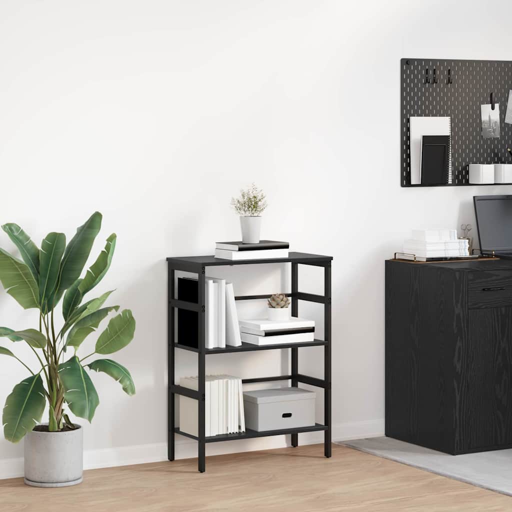 Libreria Rovere Nero 60 x 29,5 x 81 cm Legno multistrato