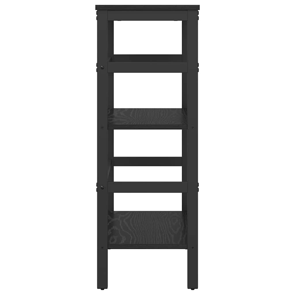 Libreria Rovere Nero 60 x 29,5 x 81 cm Legno multistrato