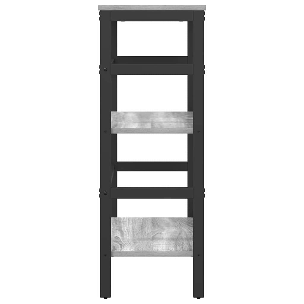 Libreria Grigio Sonoma 60 x 29,5 x 81 cm Legno multistrato