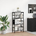 Libreria Rovere Nero 60 x 29,5 x 115 cm Legno multistrato