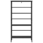 Libreria Rovere Nero 60 x 29,5 x 115 cm Legno multistrato