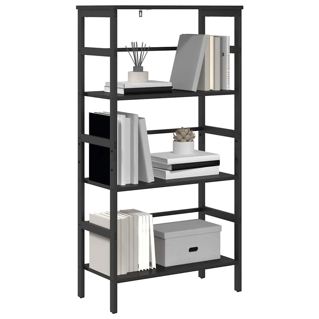Libreria Rovere Nero 60 x 29,5 x 115 cm Legno multistrato
