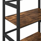 Libreria Rovere fumé 60 x 29,5 x 115 cm Legno multistrato