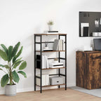 Libreria Rovere fumé 60 x 29,5 x 115 cm Legno multistrato