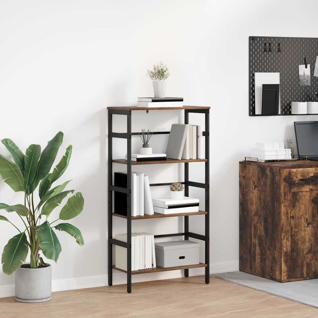 Libreria Rovere fumé 60 x 29,5 x 115 cm Legno multistrato