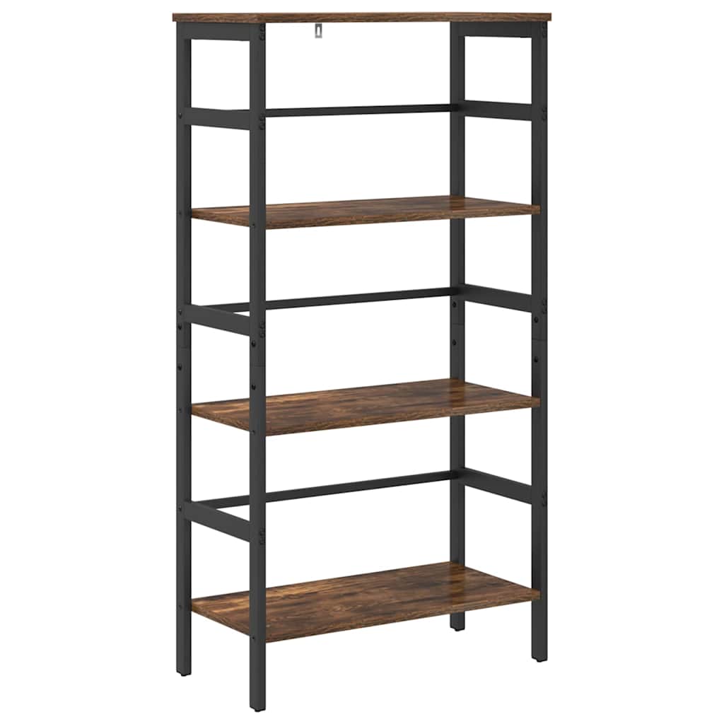 Libreria Rovere fumé 60 x 29,5 x 115 cm Legno multistrato