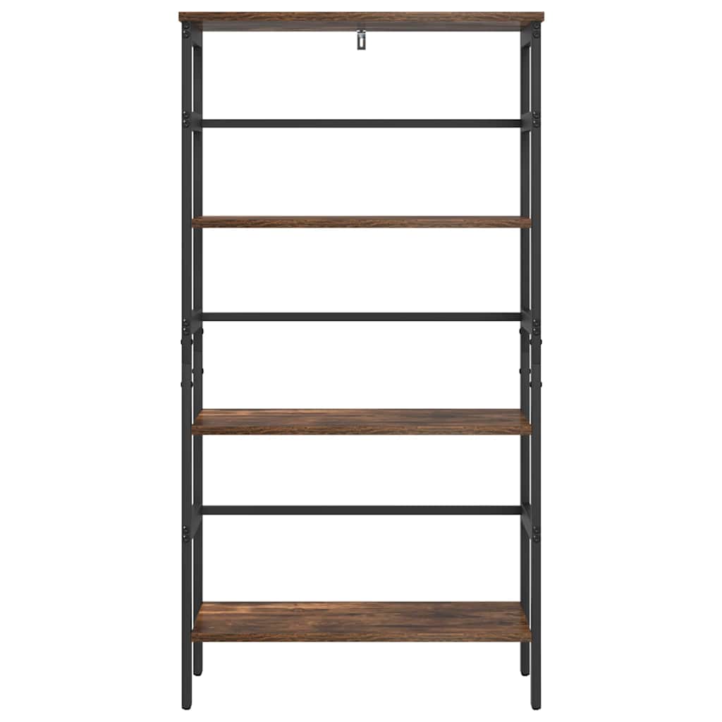 Libreria Rovere fumé 60 x 29,5 x 115 cm Legno multistrato