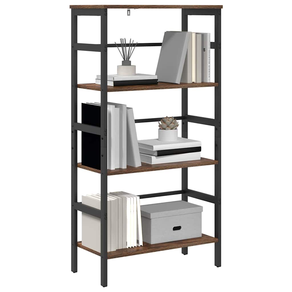 Libreria Rovere fumé 60 x 29,5 x 115 cm Legno multistrato