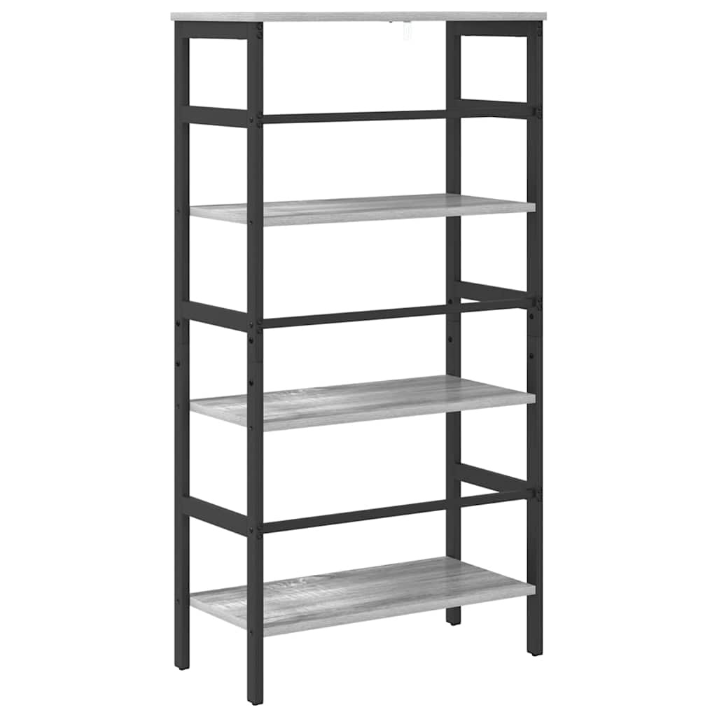 Libreria Grigio Sonoma 60 x 29,5 x 115 cm Legno multistrato