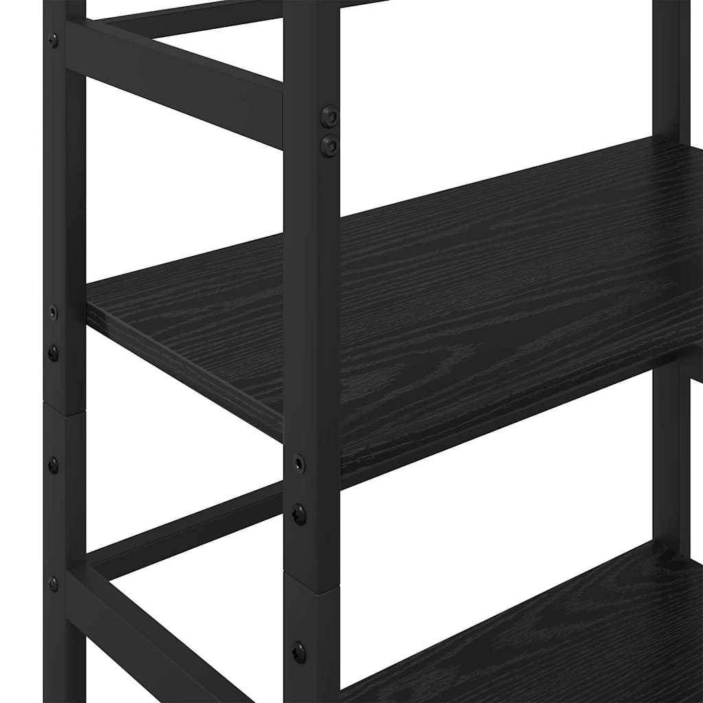 Libreria Rovere Nero 60 x 29,5 x 149 cm Legno multistrato