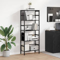 Libreria Rovere Nero 60 x 29,5 x 149 cm Legno multistrato