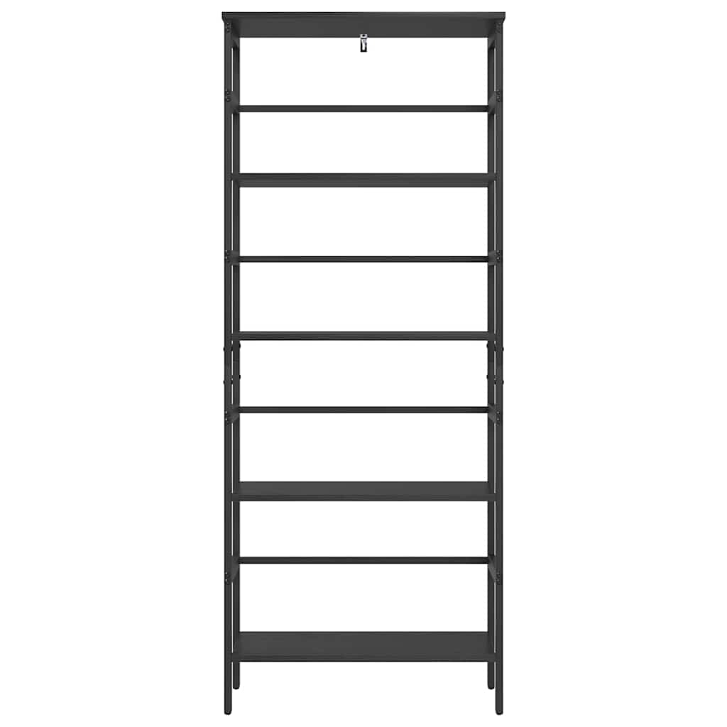 Libreria Rovere Nero 60 x 29,5 x 149 cm Legno multistrato