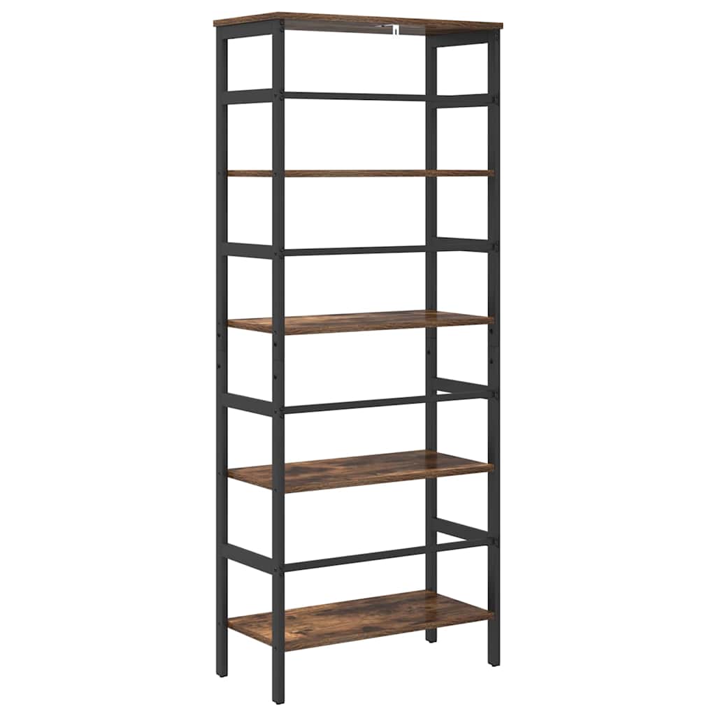 Libreria Rovere fumé 60 x 29,5 x 149 cm Legno multistrato