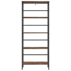 Libreria Rovere fumé 60 x 29,5 x 149 cm Legno multistrato