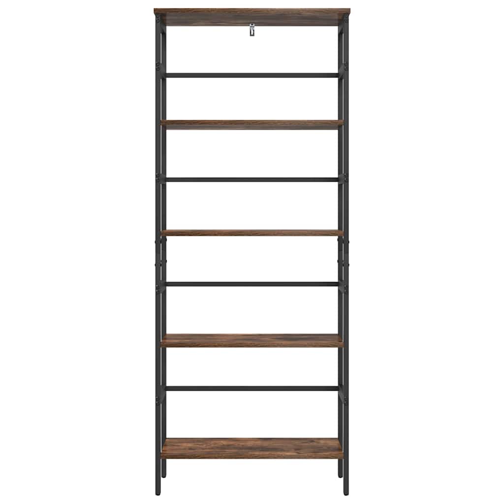 Libreria Rovere fumé 60 x 29,5 x 149 cm Legno multistrato
