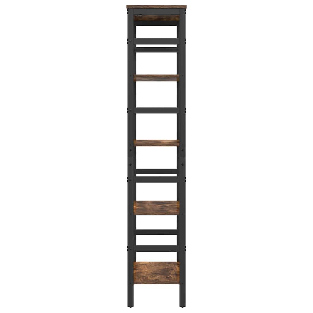 Libreria Rovere fumé 60 x 29,5 x 149 cm Legno multistrato