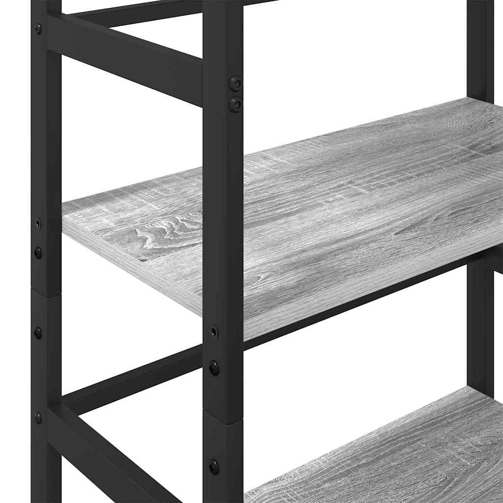 Libreria Grigio Sonoma 60 x 29,5 x 149 cm Legno multistrato