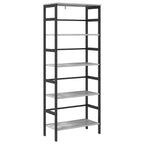 Libreria Grigio Sonoma 60 x 29,5 x 149 cm Legno multistrato