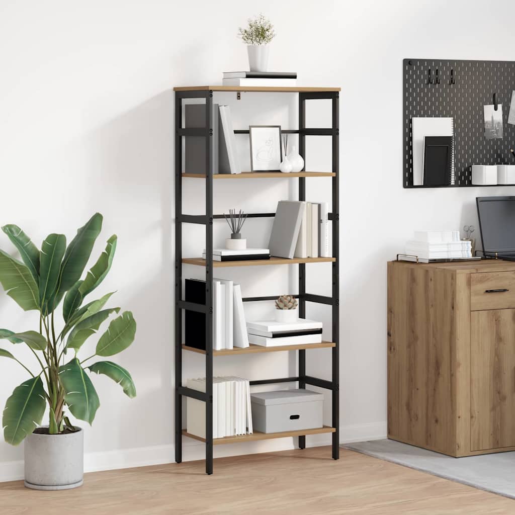 Libreria Rovere artigianale 60 x 29,5 x 149 cm