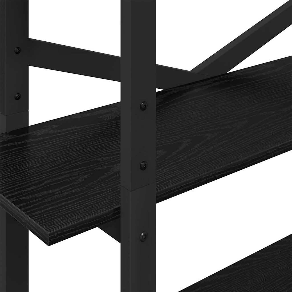 Libreria Rovere Nero 100 x 33,5 x 178 cm Legno multistrato