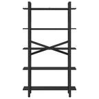 Libreria Rovere Nero 100 x 33,5 x 178 cm Legno multistrato