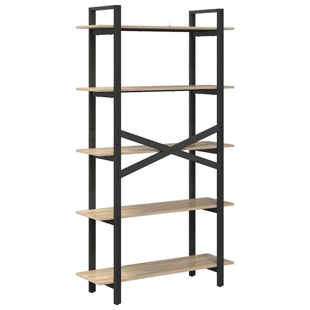 Libreria Rovere Sonoma 100 x 33,5 x 178 cm Legno multistrato
