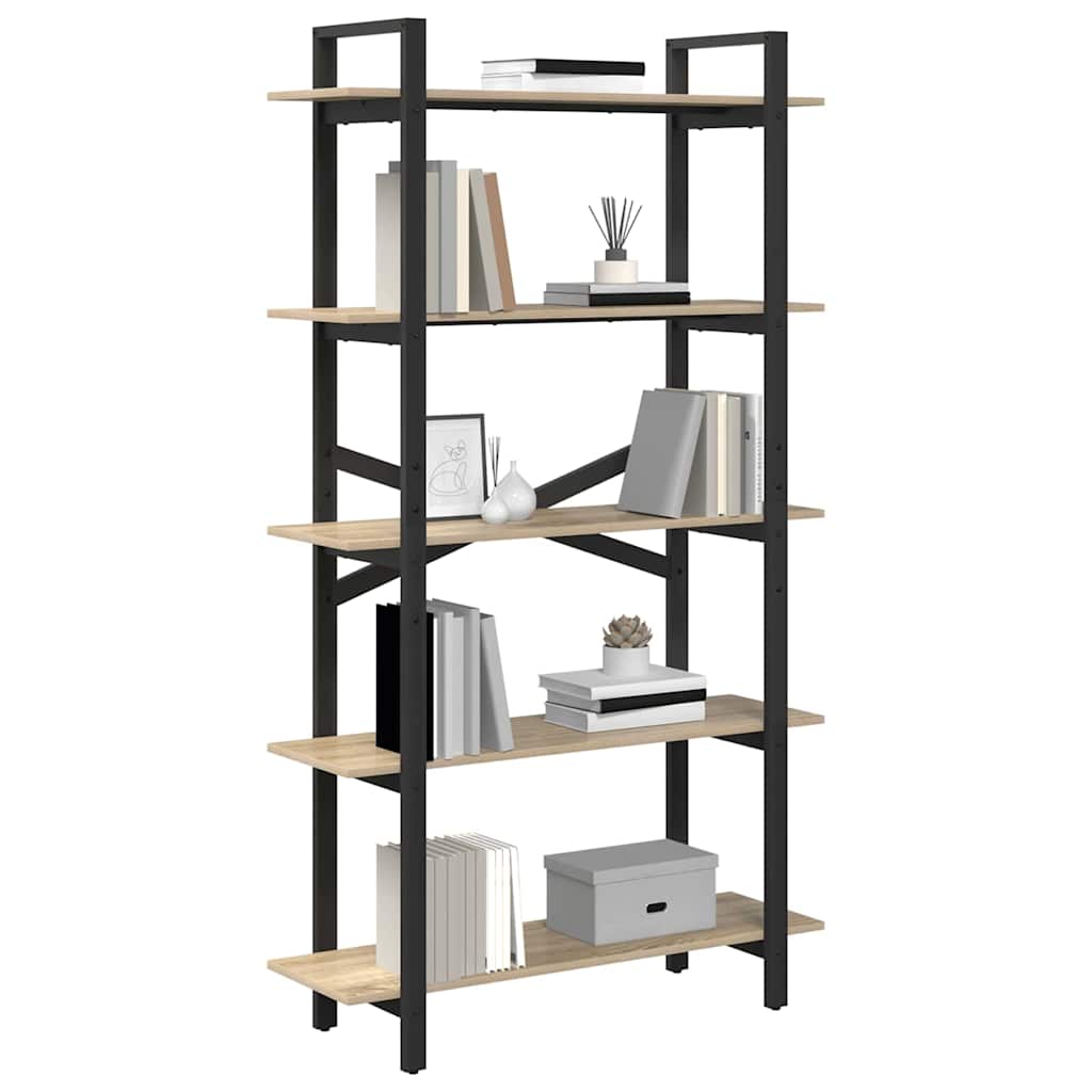 Libreria Rovere Sonoma 100 x 33,5 x 178 cm Legno multistrato