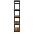 Libreria Rovere fumé 100 x 33,5 x 178 cm Legno multistrato