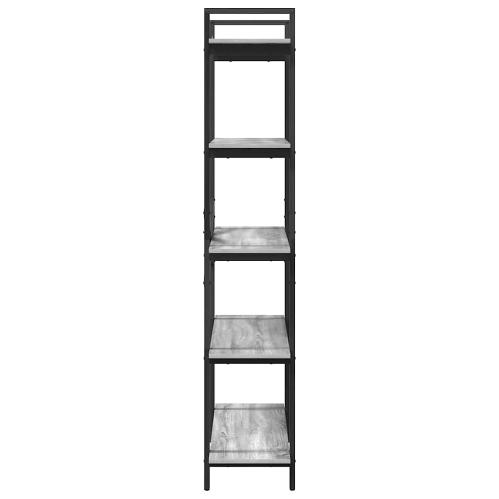 Libreria Grigio Sonoma 100 x 33,5 x 178 cm Legno multistrato