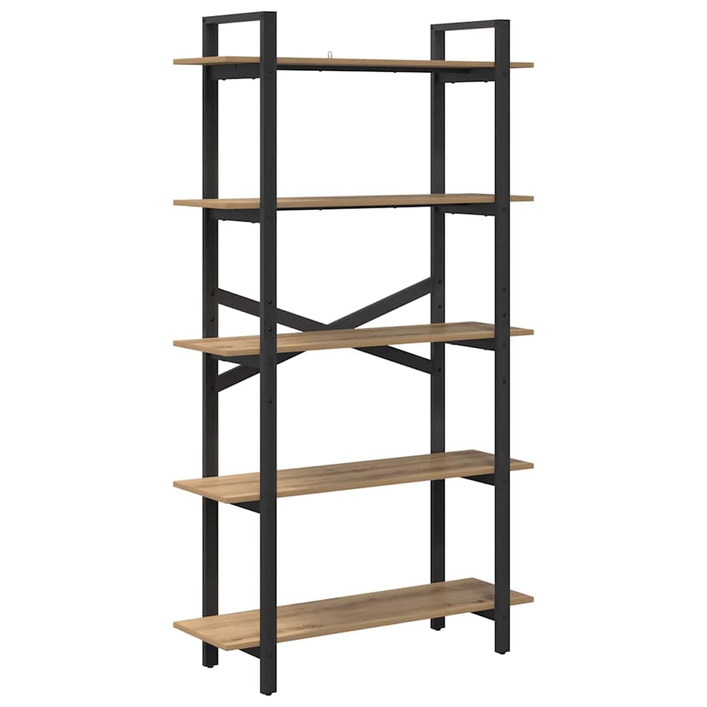 Libreria Rovere artigianale 100 x 33,5 x 178 cm