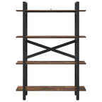 Libreria Rovere fumé 100 x 33,5 x 140 cm Legno multistrato