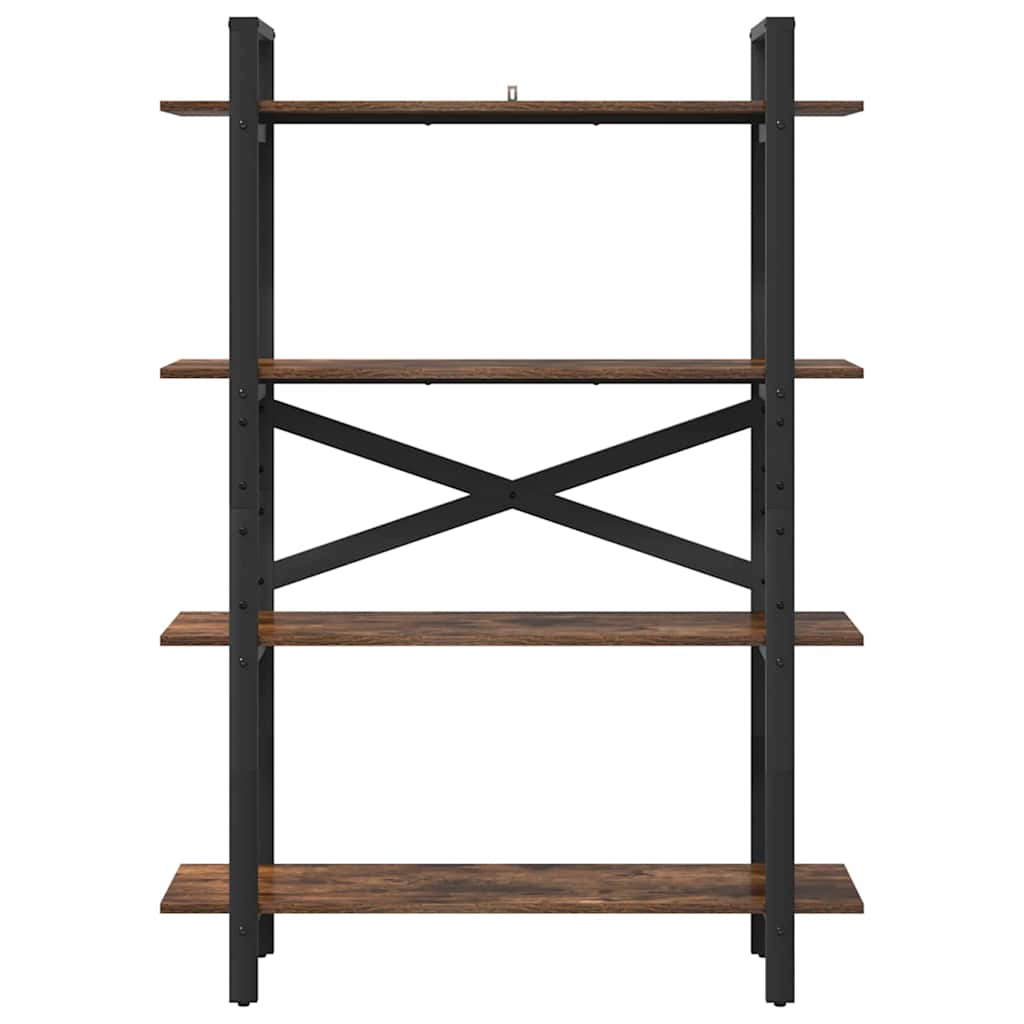 Libreria Rovere fumé 100 x 33,5 x 140 cm Legno multistrato