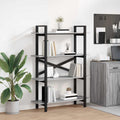 Libreria Grigio Sonoma 100 x 33,5 x 140 cm Legno multistrato