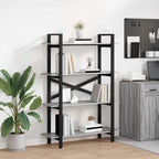 Libreria Grigio Sonoma 100 x 33,5 x 140 cm Legno multistrato