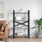 Libreria Grigio Sonoma 100 x 33,5 x 140 cm Legno multistrato
