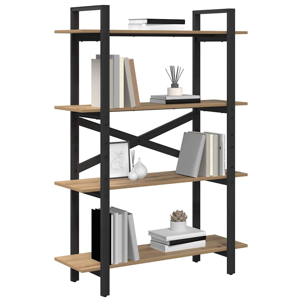 Libreria Rovere artigianale 100 x 33,5 x 140 cm