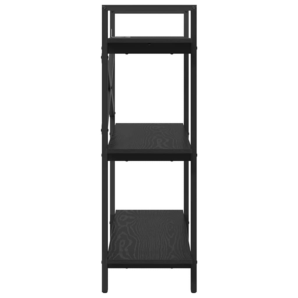 Libreria Rovere Nero 100 x 33,5 x 102 cm Legno multistrato
