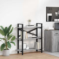 Libreria Grigio Sonoma 100 x 33,5 x 102 cm Legno multistrato