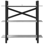 Libreria Grigio Sonoma 100 x 33,5 x 102 cm Legno multistrato