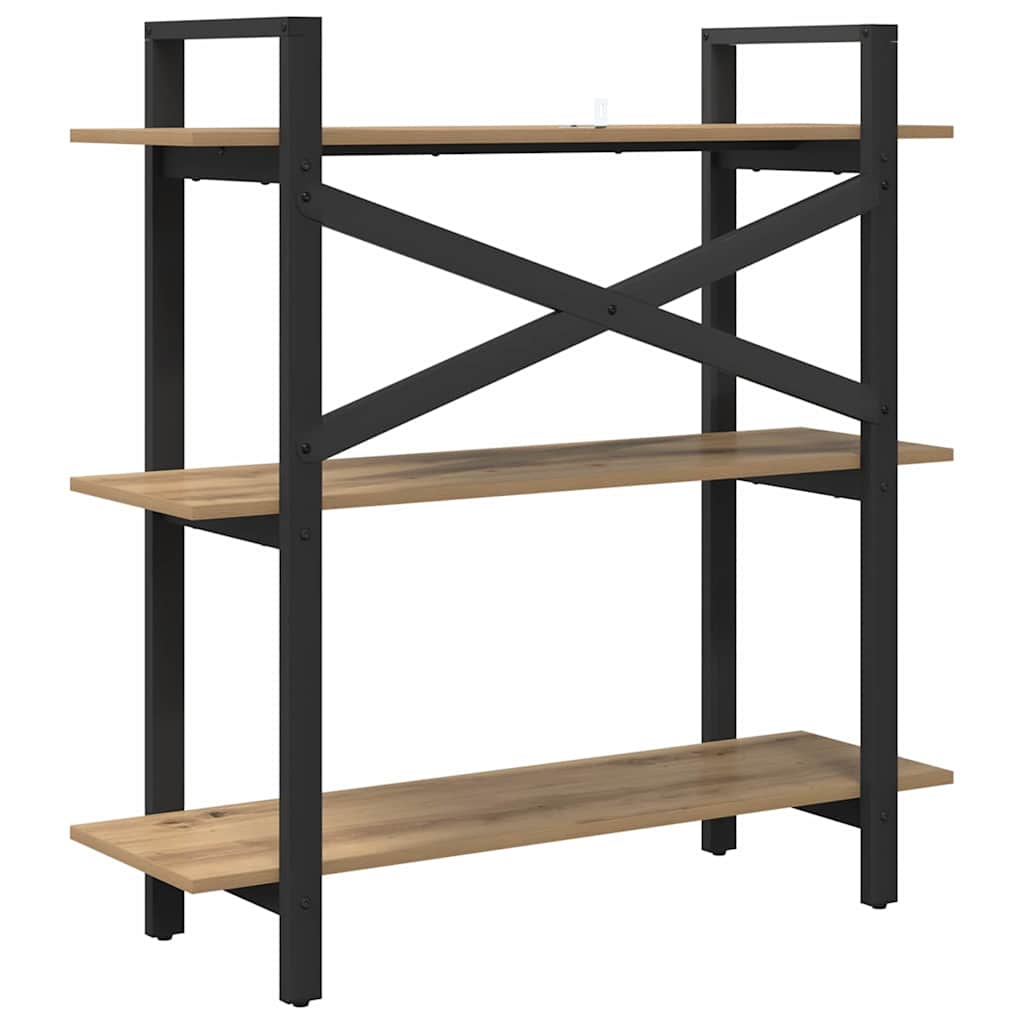 Libreria Rovere artigianale 100 x 33,5 x 102 cm