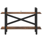 Libreria Rovere fumé 100 x 33,5 x 64 cm Legno multistrato