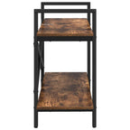 Libreria Rovere fumé 100 x 33,5 x 64 cm Legno multistrato