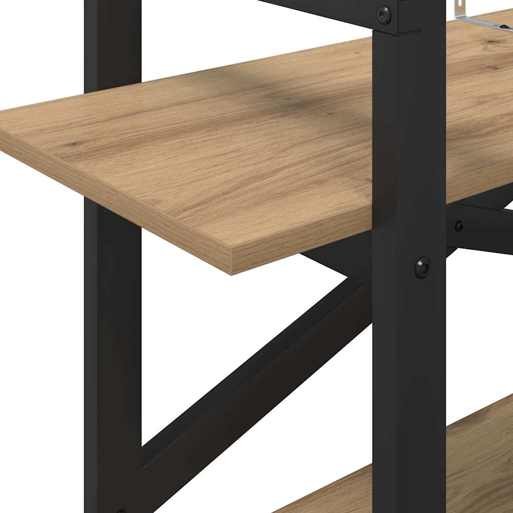 Libreria Rovere artigianale 100 x 33,5 x 64 cm
