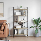 Libreria Rovere Sonoma 75 x 30 x 156 cm Legno multistrato