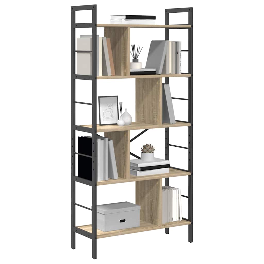 Libreria Rovere Sonoma 75 x 30 x 156 cm Legno multistrato